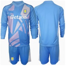 Aston Villa Keeper Tredjedraktsett Barn 2024-25 Langermet (+ korte bukser)